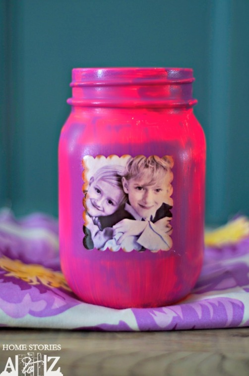 Mason-Jar-Picture-Frame-Candle